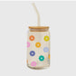 Flower Glass Can
