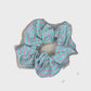 Blue Gingham Scrunchie Accessory